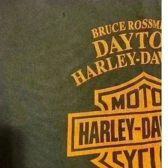 Harley Davidson Motorcycles Graphic Tee T shirt size 2XL XXL Biker Bikercore - Picture 8 of 8